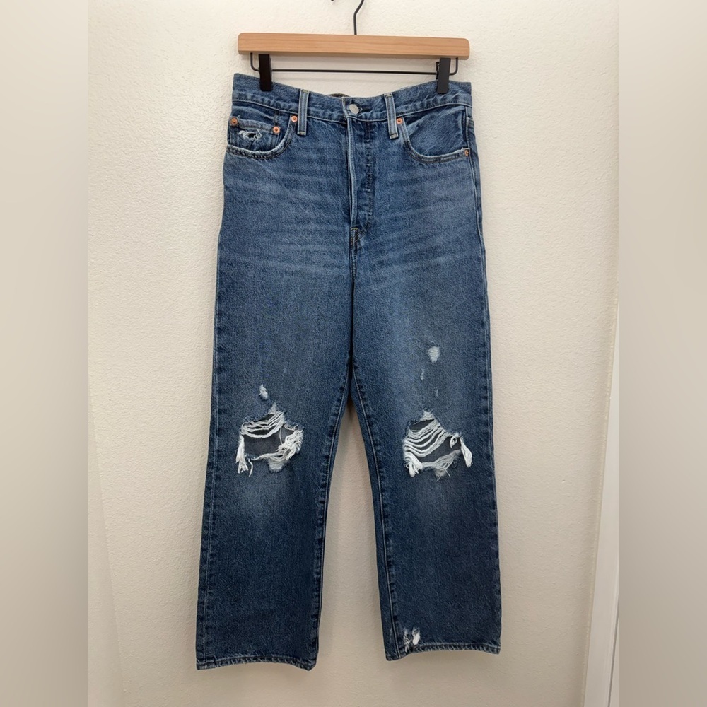 Levi's Ribcage Straight Ankle Jean Size 29 - Picture 3 of 8